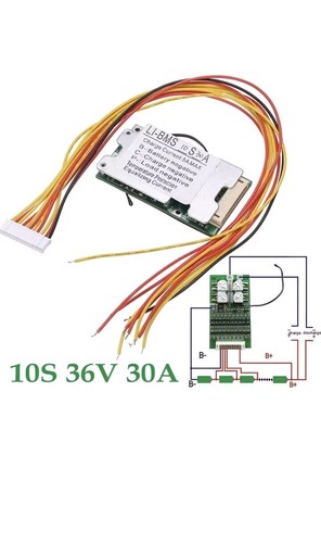 Scheda bms pcb 10s 36v - pcb,