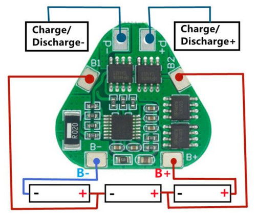 Scheda protezione batteria - di,