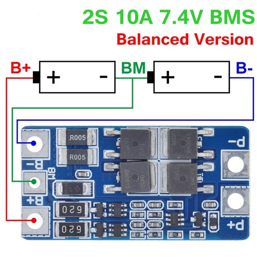 Batteria bms agli ioni - ioni, di