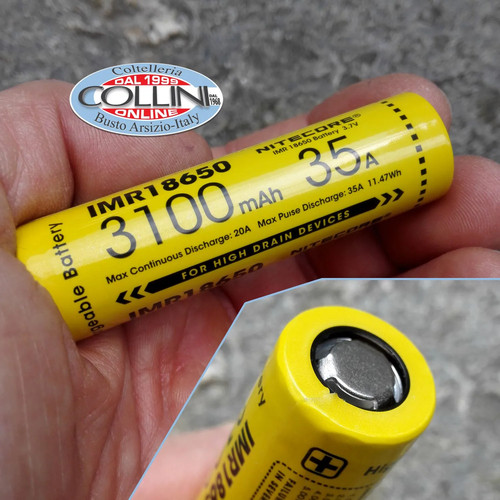 Nitecore imr18650 batteria - -,
