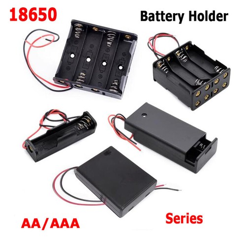 18650 aaa supporto batteria - supporto,