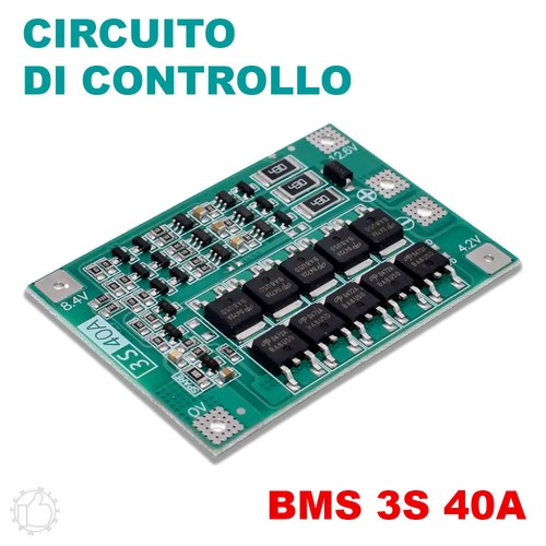 Bms 40a scheda - 40a, 12,6v