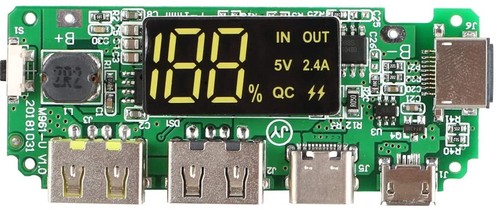 Modulo dualusb per batterie - 5v,